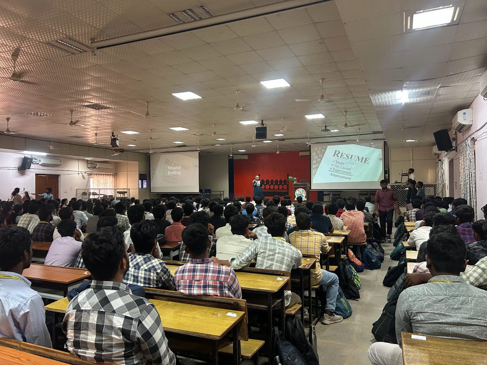 Event poster for Resume Building Session