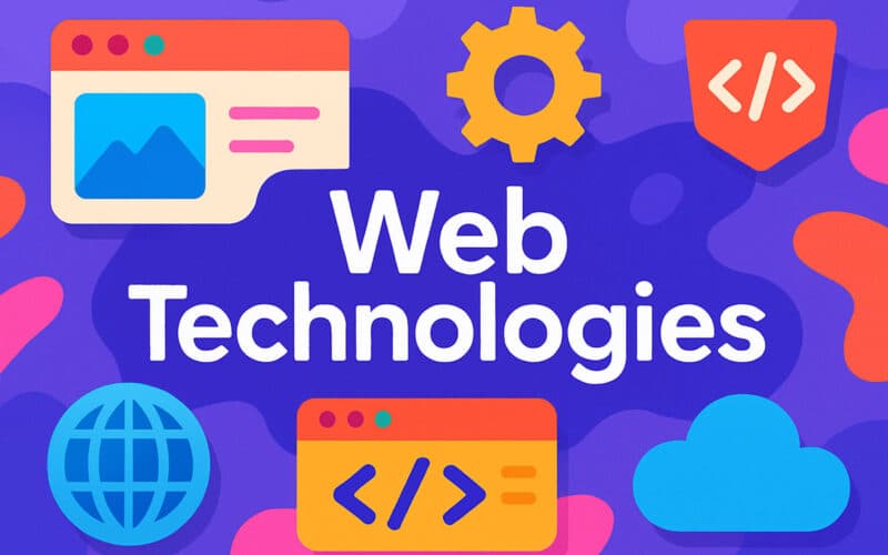 Event poster for Webinar on Introduction to Web Technologies